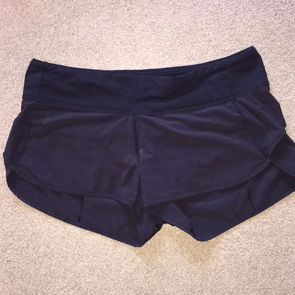 Lululemon Black speed short: size 8
